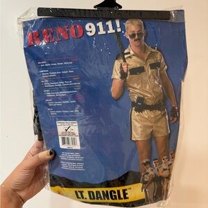 Reno 911! Lt. Dangle Kids Costume - Tan and Black